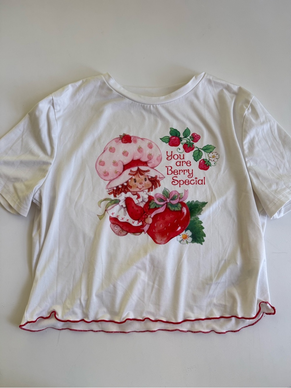 Strawberry Shortcake “Berry Special” Baby Tee 🍓 Size M